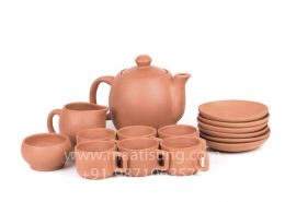 Terracotta tea set full