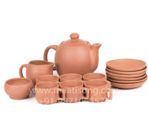 Terracotta tea set full