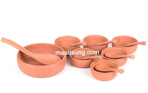 Terracotta Pudding set