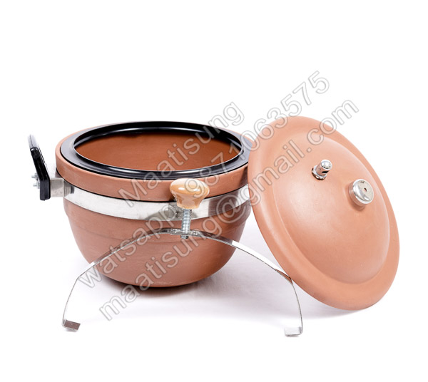 3.4 liter Clay Pressure Cooker – Jaipur Handcraft & Decor